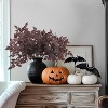 Attop 4 Pcs Artificial Cimicifuga Leaf Spray, 23 in Faux Burgundy Fall Greenery Branch with Long Stems for Decor Chocolate 23 in - 2 of 4