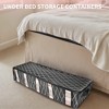 Unique Bargains Collapsible Closet Containers Organizers 38.19"x12.99"x5.91" Black - 4 of 4