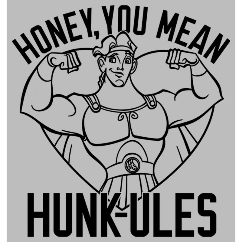 Men's Hercules Honey, You Mean Hunk-ules T-Shirt, 2 of 6