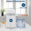 Distilled Water Machine 1 Gallon 4L Home Desktop Water Distiller Purifier Water Purification Filter Electric Water Distiller Countertop - 3 of 4