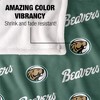 Bemidji State University Logo Pattern Silky Touch Blanket White 50x60 - 4 of 4