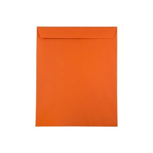 JAM Paper 10 x 13 Open End Catalog Colored Envelopes Orange Recycled 25/Pack (87766a) 87766A - 1 of 2