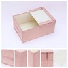 REGALWOVEN Fabric Collapsible Spacious Versatile Storage Bin with Lid and Handle 2 Pcs - 2 of 4