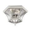 Livex Lighting Monterey/Georgetown 3 - Light Flush Mount in  Brushed Nickel - 4 of 4