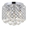 Elegant Lighting Tully 3 light Chrome Flush Mount - 4 of 4