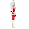 Italian Ornaments 7.0 Inch Santa Called Her Stunning Italian Holiday Fashion Tree Ornaments - 3 of 3