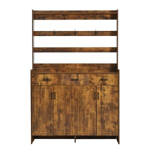 Bella Depot 51.2''W Shoe Cabinet with Coat Rack - 1 of 4
