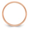 Black Bow Jewelry 5mm 14K Rose, White, or Yellow Gold Half Round Milgrain Standard Band - 2 of 4