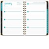 Global Printed Products Hardcover CY 2025 Fashion Planner - 5.5"x8" (Black Gold Triangles (FOIL)) - 3 of 4