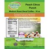 Larissa Veronica Peach Citrus Punch Medium Roast Decaf Coffee (Gourmet, Naturally Flavored, Whole Coffee Beans) (16 oz, ZIN: 569854) - 2 of 4