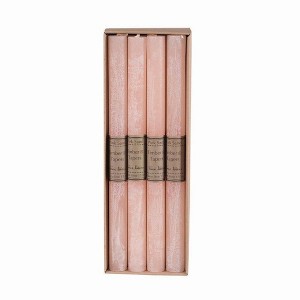 Northlight Paraffin Wax Accent Taper Candles - Pink - Set of 12 - 1 of 3