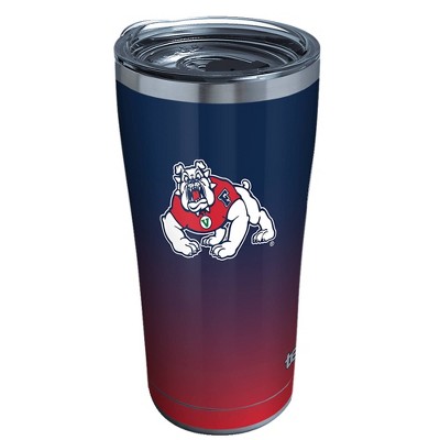 NCAA Fresno State Bulldogs 20oz Ombre Stainless Steel Tumbler with Lid