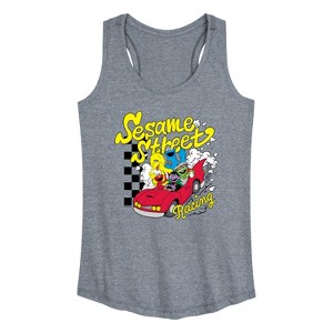 Women's - Sesame Street - SS Racing Graphic Racerback Tank - 1 of 4