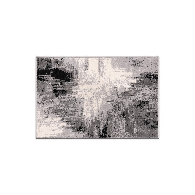 World Rug Gallery Bari Contemporary Abstract Art Area Rug