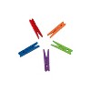 JAM Paper Wood Clip Clothespins Extra Large 2 Inch Assorted Colors 230734410 - 3 of 4