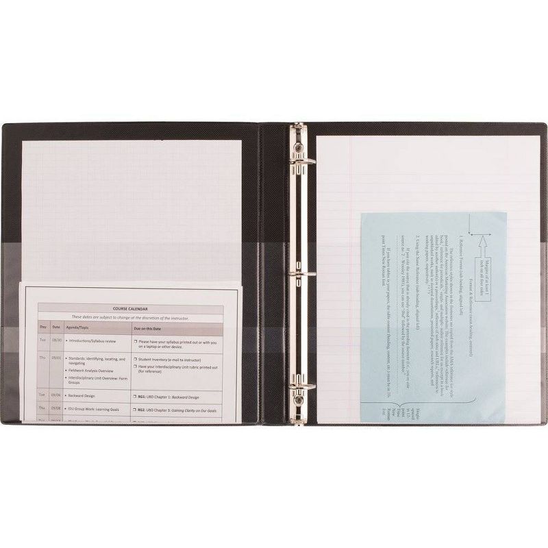 0.5&#34; Ring Binder Clear View Black - up &#38; up&#8482;, 6 of 9
