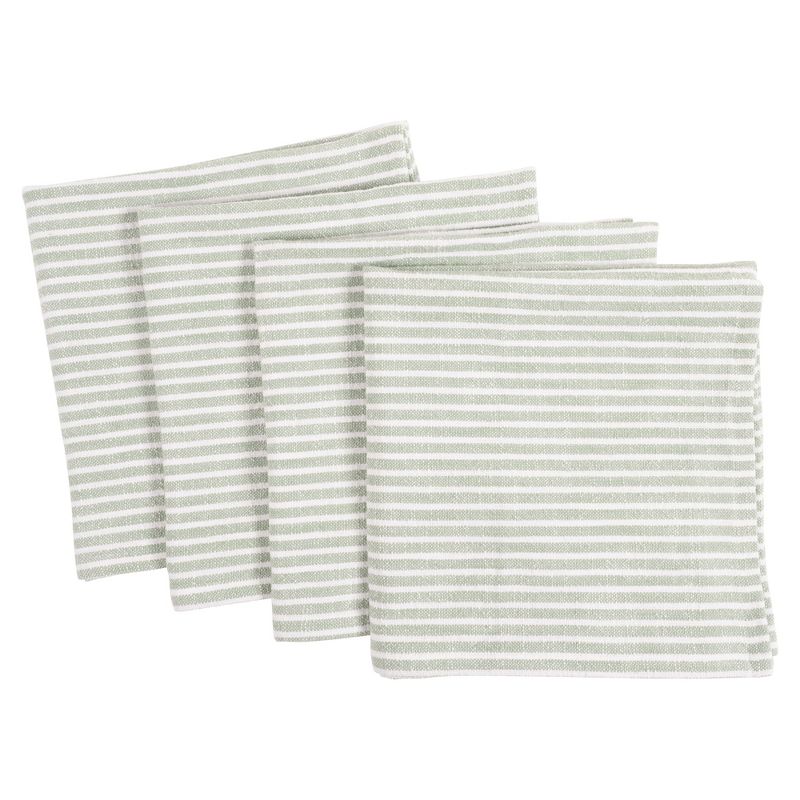 KAF Home Monaco Relaxed Casual Farmhouse Napkin | Set of 4, 100% Slubbed Cotton, 20x20 Inch Cloth Napkins | for Entertaining and Everyday Use, 1 of 4