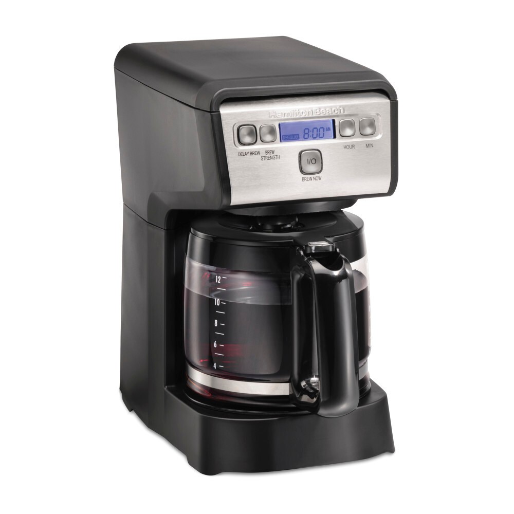 Photos - Coffee Maker Hamilton Beach 12C  46200: Drip Coffee Machine, 12 Cup Capacity, Electric, Dishwasher-Safe, Black 