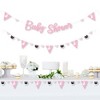 Big Dot of Happiness Purr-fect Kitty Cat - Kitten Meow Baby Shower Letter Banner Decoration - 36 Banner Cutouts and Baby Shower Banner Letters - 2 of 4