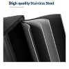 Stainless Steel Trash Can with Lid for Kitchen, Large Dual Trash and Recycle Bin Combo, Step-on Garbage Cans, PP Inner Buckets - 3 of 4