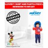 Disney Mickey Mouse Baby Pants Pullover T-Shirt and Bodysuit 4 Piece Layette Set Newborn to Infant  - 2 of 4