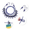 Unique Bargains with Metal Clips*12 & Windproof Beads*13 Clothesline 1 Pc - 3 of 4
