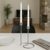 Decorative Taper Candle Holders for Living Home Decor - Swirl Candle Holder Centerpieces for Table, Office or Mantel - 2 of 4