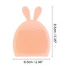 Unique Bargains Silicone Facial Cleansing Brush 3.35"x2.56"x0.63" 1 Pc - 4 of 4
