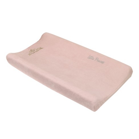 NoJo Disney Princess Enchanting Dreams Pink with Embroidered Gold Tiara Super Soft Changing Pad Cover - image 1 of 3