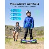 Mastgoal 6.5in Self Balancing Scooter -500W All Terrain Scooter with LED Lights & Bluetooth Speaker, Max Load 176lbs, for Ages 6-12 Kids - 4 of 4