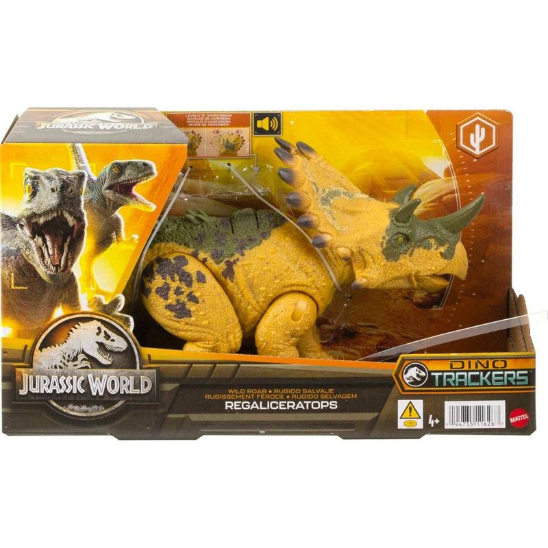 Jurassic World Wild Roar Regaliceratops Action Figure, 2 of 8