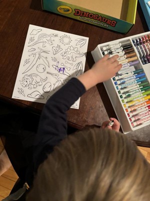 Crayola Color Buddies Dinosaurs Drawing And Coloring Kit : Target