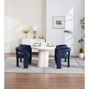Sapphtopaz Modern Dining Chairs Set of 2, Side Accent Chairs Kitchen Chairs with Curved Back for Dining Room, Kitchen - 1 of 4