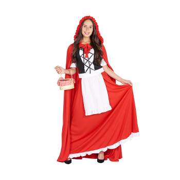 Leg Avenue Gothic Red Riding Hood Adult Costume, X-large : Target