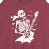 Women's - Instant Message - Skeleton Guitar Graphic Racerback Tank - 2 of 4
