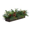 Nearly Natural 30-in Evergreen Pine and Pine Cone Artificial Christmas Centerpiece Arrangement - 3 of 4