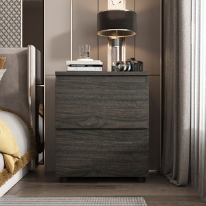 Famapy 2 Drawer Nightstand Set Bedroom Modern Designed Bedside Dresser End Table Chest - 1 of 4