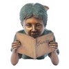 Design Toscano Bookworm Boy, Garden Reader Bronze Statue - 3 of 4