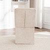 Sapphtopaz Modern Simple Armless Dining Chairs Set of 2, Linen Fabric Side Chairs Kitchen Chairs with Padded Seat and Backrest for Dining Room,Kitchen - 4 of 4