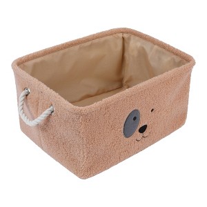 REGALWOVEN Cotton Collapsible Reinforced Handles Lightweight Open Storage Bins 15.7*11.8*7.9in 3 Pcs - 1 of 4