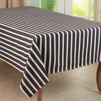 Saro Lifestyle Casual Tablecloth With Striped Design