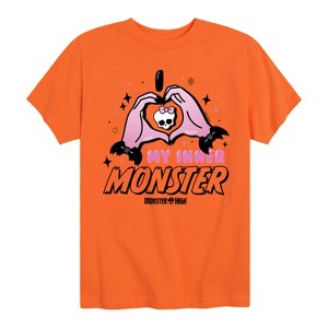 Boys' - Monster High - I Heart My Inner Monster Short Sleeve Graphic T-Shirt - 1 of 4