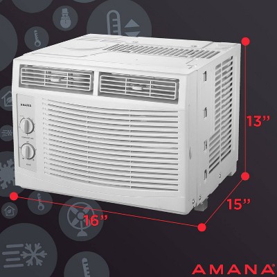 Amana 5,000 BTU White Window Air Conditioner with Sleep Mode