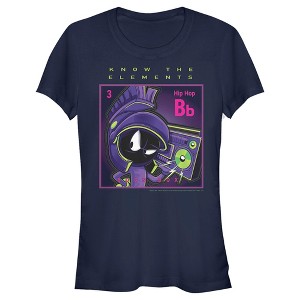 Juniors Womens Space Jam: A New Legacy Marvin the Martian Boom Box T-Shirt - 1 of 4