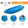 Lifetime Wave 60 Youth Kayak (Paddle Included) - 4 of 4