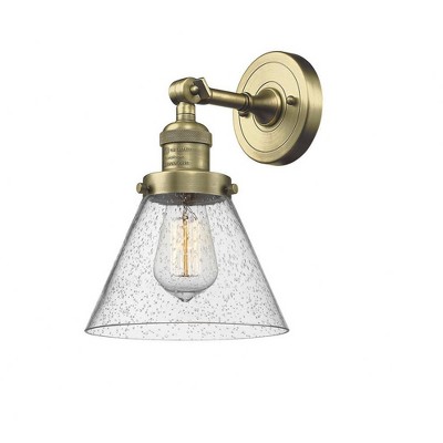 Cone - 1 Light Wall Sconce In Industrial Style-10.5 Inches Tall and 8 Inches Wide