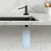 VEVOR Soap Dispenser for Kitchen Sink, Stainless Steel Built in Sink Soap Dispenser with 17OZ Refillable Bottle, Countertop Dish Soap-Dispenser,Black - 2 of 4