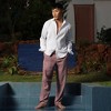 Campus Sutra Men Men's Chalk White Twisted Crease Shirt - 3 of 3