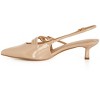 Women's Wide Fit Novah Heel - almond | CITY CHIC - image 4 of 4