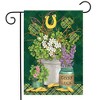 Briarwood Lane Lucky Potted Shamrocks St. Pat's Garden Flag - 2 of 4